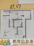 急售！山城區(qū)時(shí)尚大廈小高層5樓毛坯房